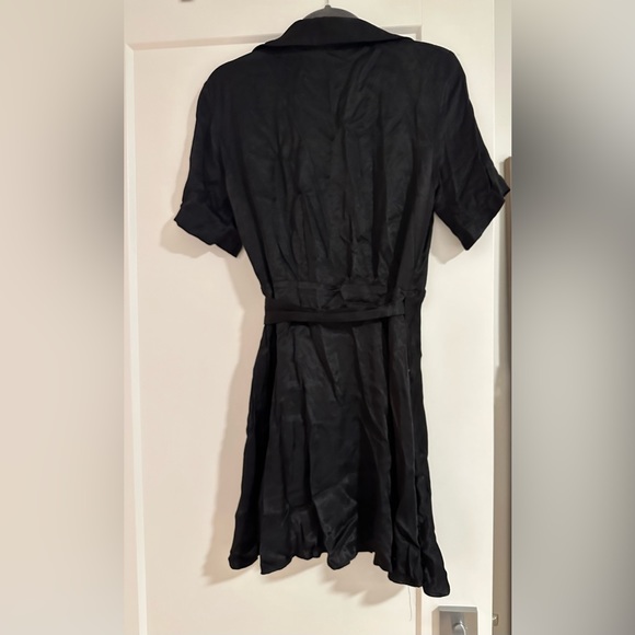 Zara | Satin Effect Wrap Mini Dres - Picture 3 of 5